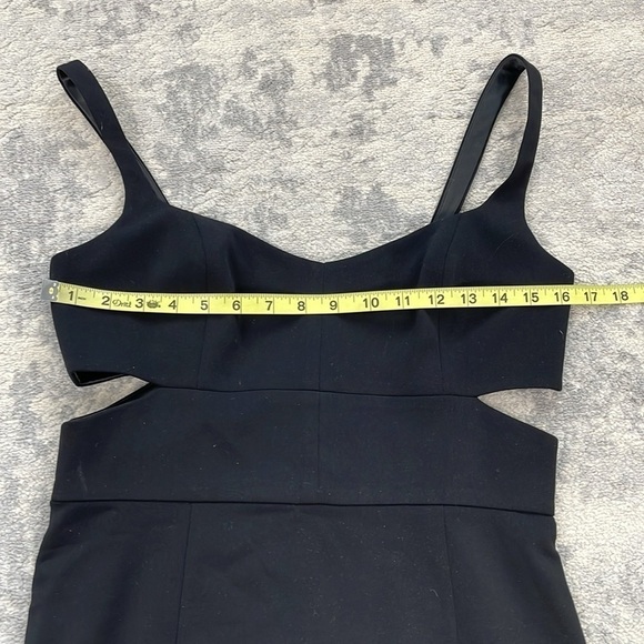 NWT Jay Godfrey Lauda Side Cut Out Black Mini Dress LBD Sheath Sz 8 - Picture 8 of 11